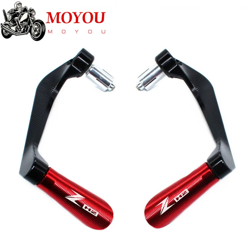 واقي مقابض مقبض للدراجات النارية باستخدام الحاسب الآلي ، رافعات فرامل مخلب ، واقي لكاواساكي Z H2 ZH2 Zh2 نينجا H2 R--ins ، 22ay #6
