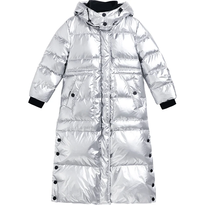 Women\'s Down Jacket Winter Oversize Ultra Light Down Coat Kids Warm Ballet Dance Shiny Down Jacket Coats 2020 White Duck Down