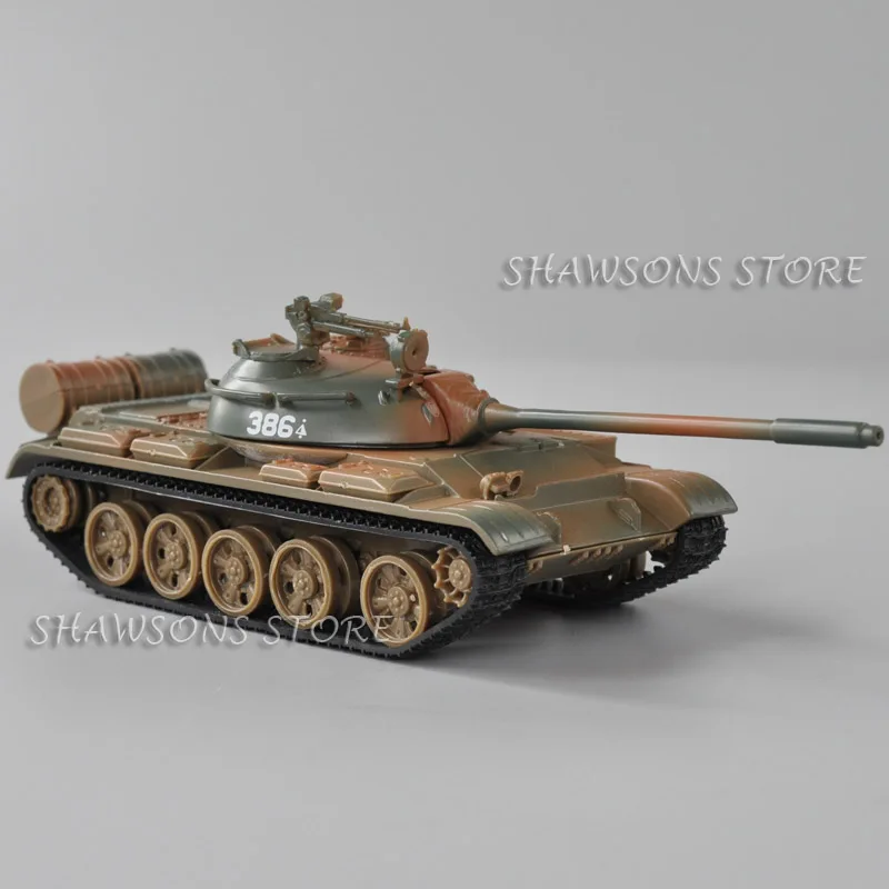 Juguete de modelo militar de Metal fundido a presión, escala 1:43, tanque de batalla principal soviético, T-55 T55 MBT, réplica en miniatura coleccionable