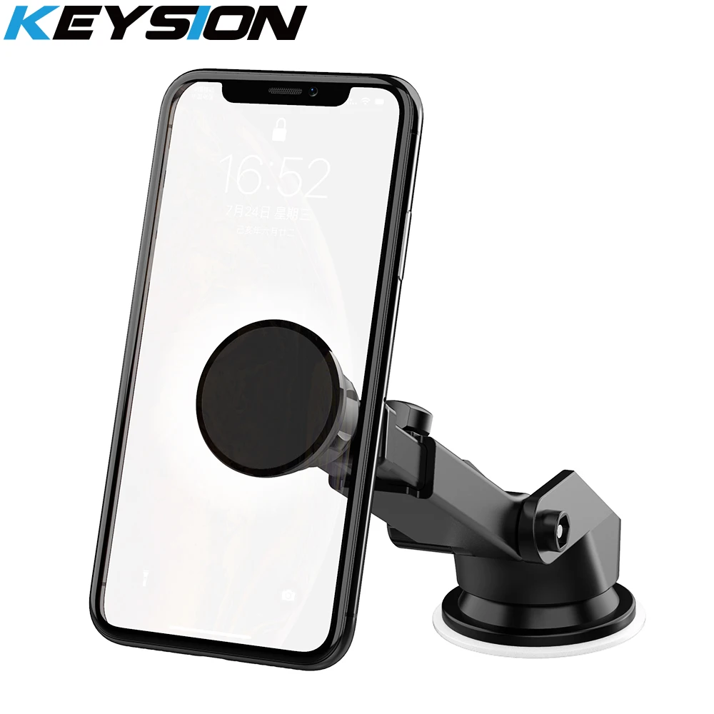 KEYSION Magnetic Car Phone Holder Air Vent Outlet Rotatable Mount Magnet Phone Mobile Stand Universal For iphone Samsung Xiaomi