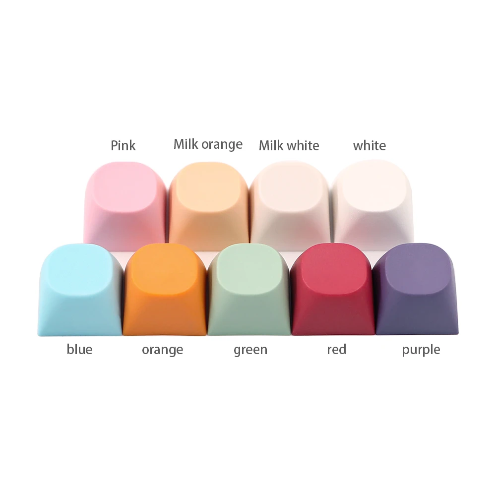 Cool Jazz pbt keycap MA 1u mixded color green yellow blue white keycaps for gaming mechanical keyboard Keycaps