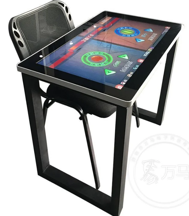 32 43 47 55 polegada lcd wifi digital pc buit em jogos de mesa jogando touchscreen quiosque de carregamento sem fio