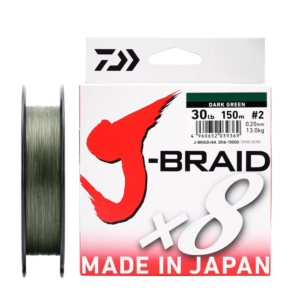 J-BRAID GRAND Original 8 Braided Fishing Line Length 150M 300M 10-60lb PE Line Fishing Tackle Braided Line Made in Japan Lines