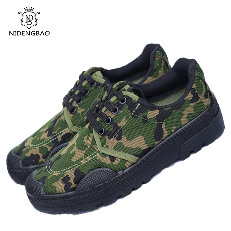 

Camouflage Liberation Shoes Men Non-slip Wear-Resistant Working Shoes Man Women Large Size 34-45 Low-top Military Training Shoes