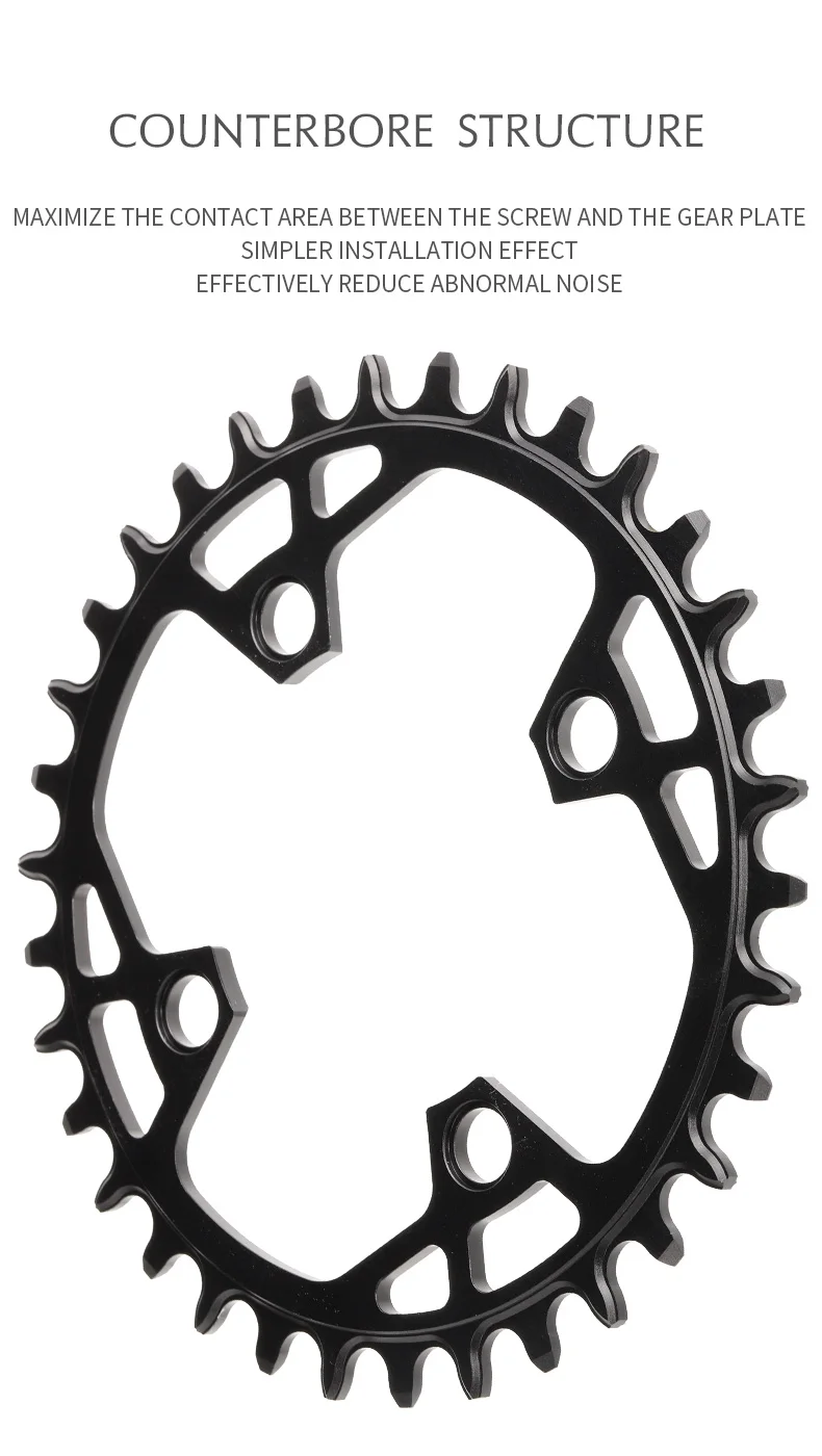 Passquest-自転車チェーンリング,82mm,bcd fsa,marlin 7,ナローおよび