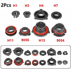 Adaptador de Base para bombilla de faro LED de coche, soporte de retención de enchufes, 9004/9005/H13/H11/H7/H4/H3/H1, 2 uds.