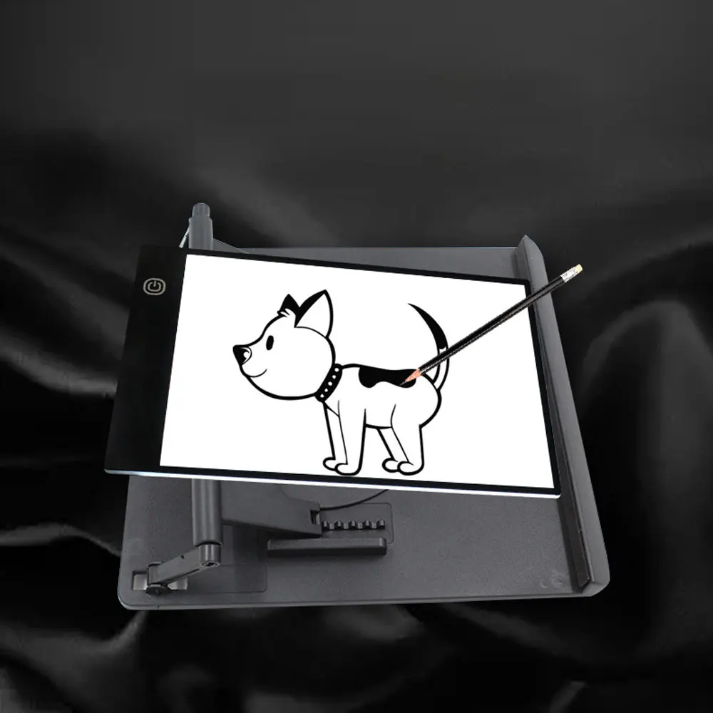 Placa de esboço a5 de led para desenho, tablet com luz de led, pintura de diamante, proteção para os olhos, placa de cópia, ferramenta de ensino, criação