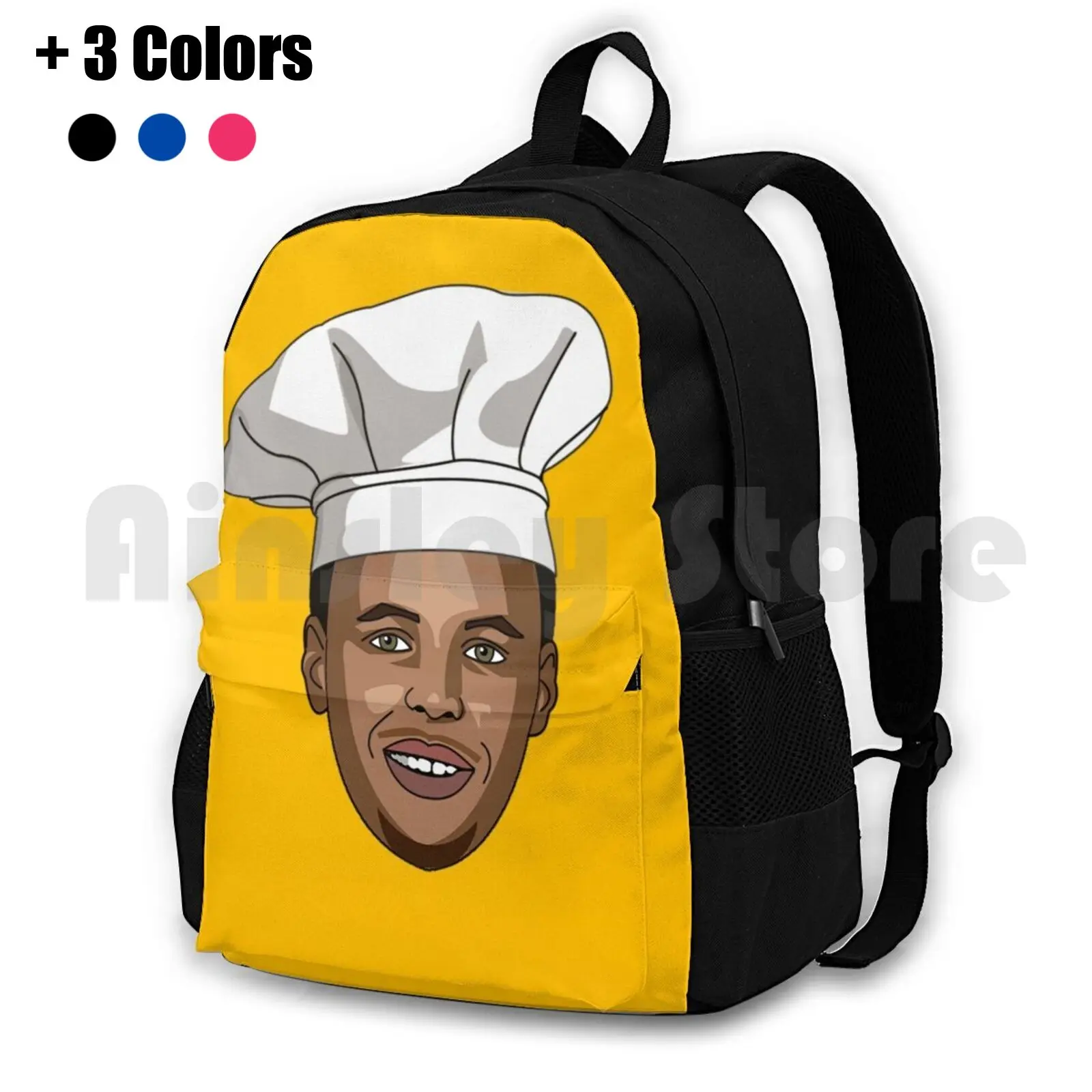 Chef Curry Outdoor Hiking Backpack Riding Climbing Sports Bag Basketball Sports Klay Thompson Draymond Green Chef James