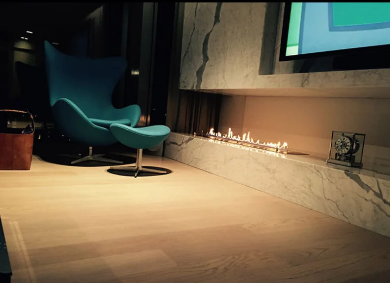 

Inno-Fire 24 inch real fire automatic electric smart bio ethanol fireplace intelligent