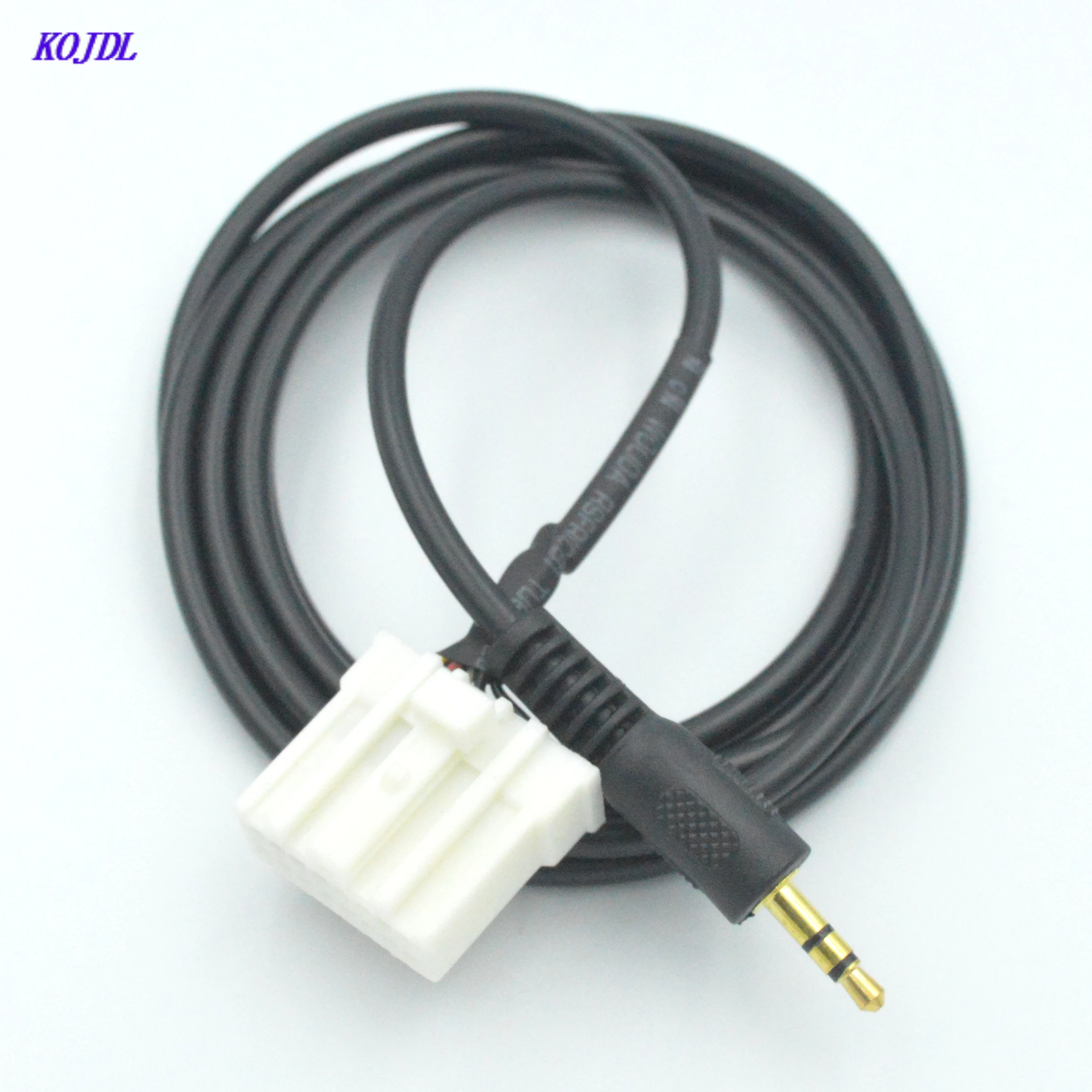 Car Aux 3.5MM CD Radio INPUT Audio Cable MP3 Jack Interface 1.5M Wire Data Line for Mazda 2 3 5 Mazda 6 KOJDL High Quality c