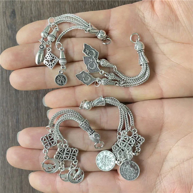

3pcs Various Rosary Tassel Pendants DIY Handmade Muslim Islamic Jewelry Crafts Men and Women Meditation Rosary Pendants