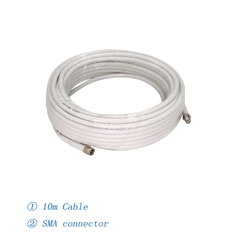 Imagem -04 - Painel Antena 17102700 33003700 Ganho Direcional Sma Conector 10m Cabo Celular Sinal Antena Conjunto 4g 5g 9dbi