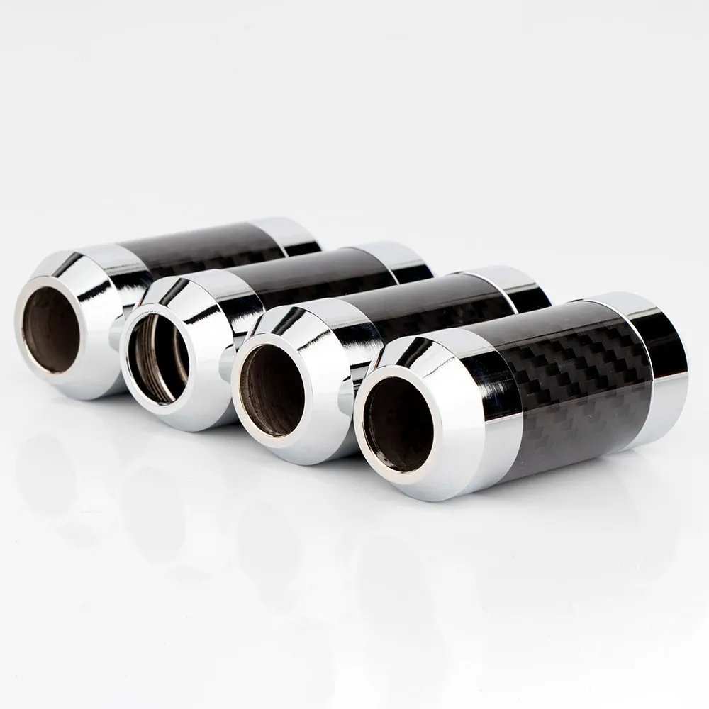 Preffair Aluminium Alloy Carbon Fiber Pants Boot Y Splitter Speaker Audio Cable Wire Pant Audio Cable Ring