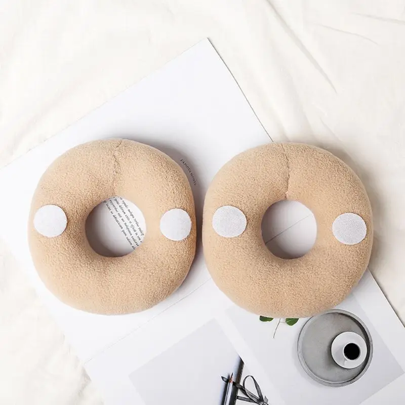 2 Pcs Newborn Photography Props Posing Support Pillow Baby Boy Girl Photo Shoot Studio Round Donut Head Poser Props