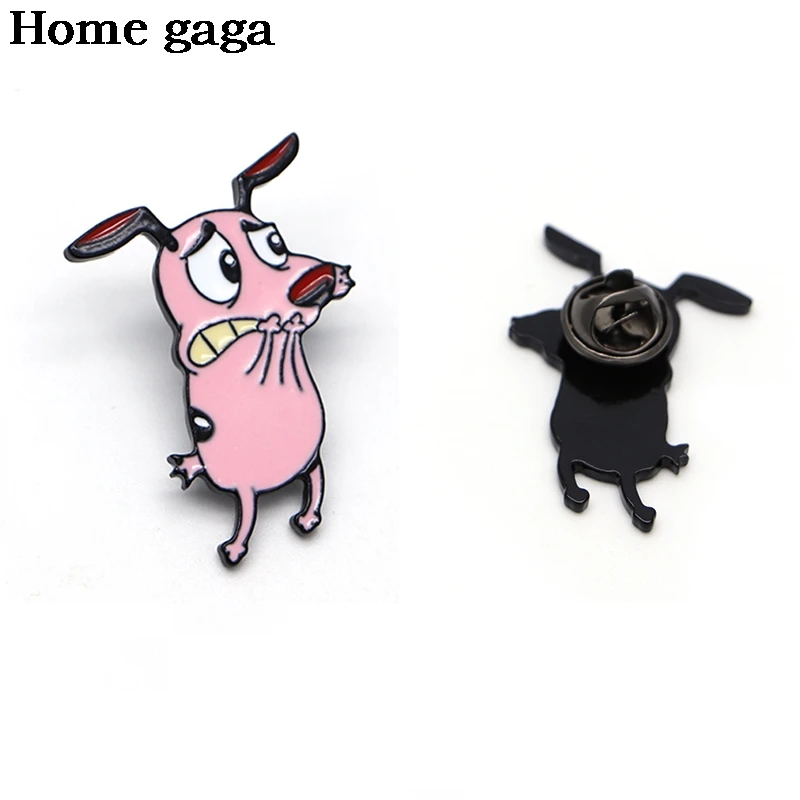 DB072 Homegaga Funny Animal Cartoon Pins Metal Brooches Enamel Pin Badge Hat Backpack Accessories Jewelry Gift for Kids