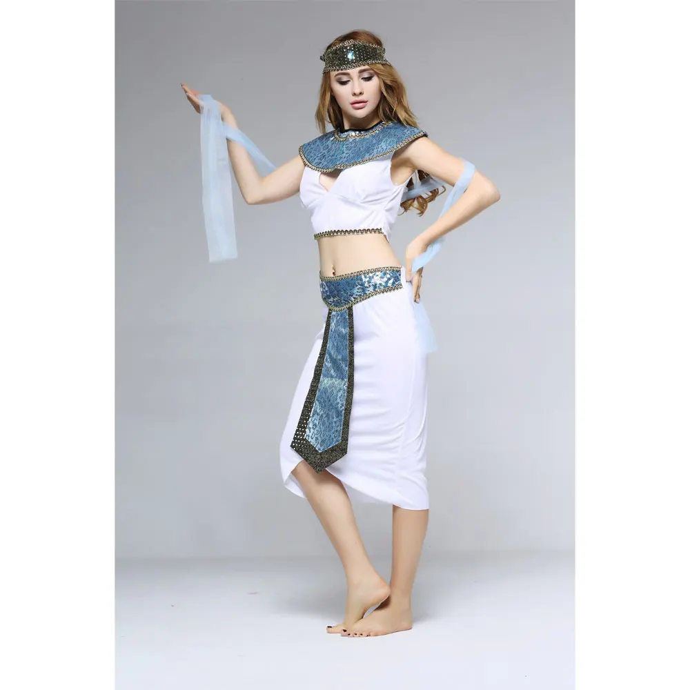 Umorden-Costume d'Aleopatra pour Femme, Fille et Homme, Tenue de ixd'Halloween et de Nouvel An, Tenue de Barrage, Style Pharaon, pour Garçon