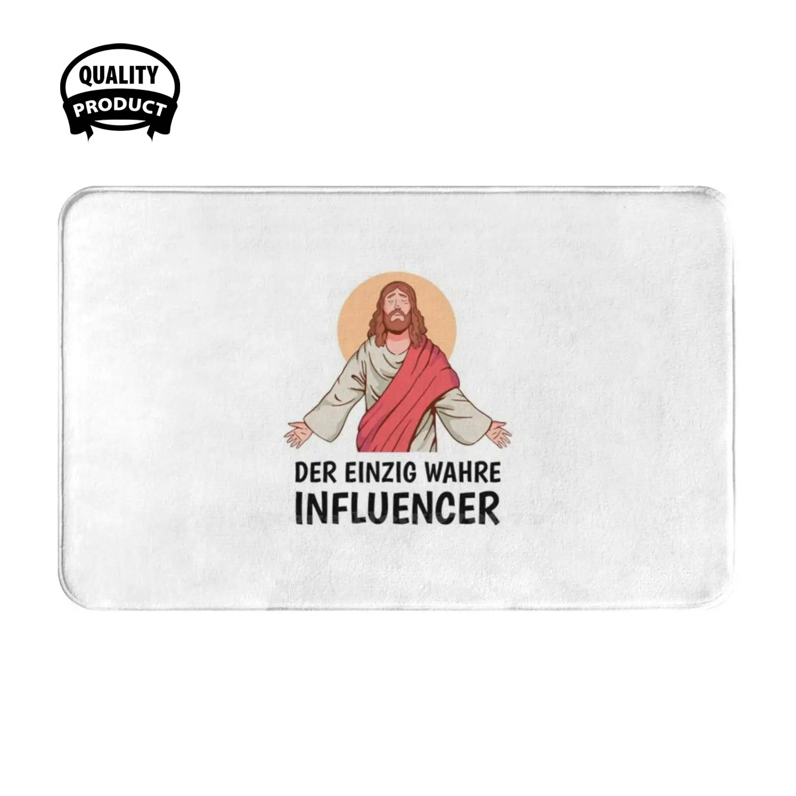 Whether Catholic Or Evangelical. Whom Religion Soft Cushion Home Carpet Door Mat Car Rug Christianity Church Cross And Bible