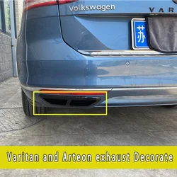 For VW Passat B8 Variant GTE End Alltrack Four Exhaust Decoration 2015 2017 2018 2019 2020 Chrome Styling Accessories Body Kit