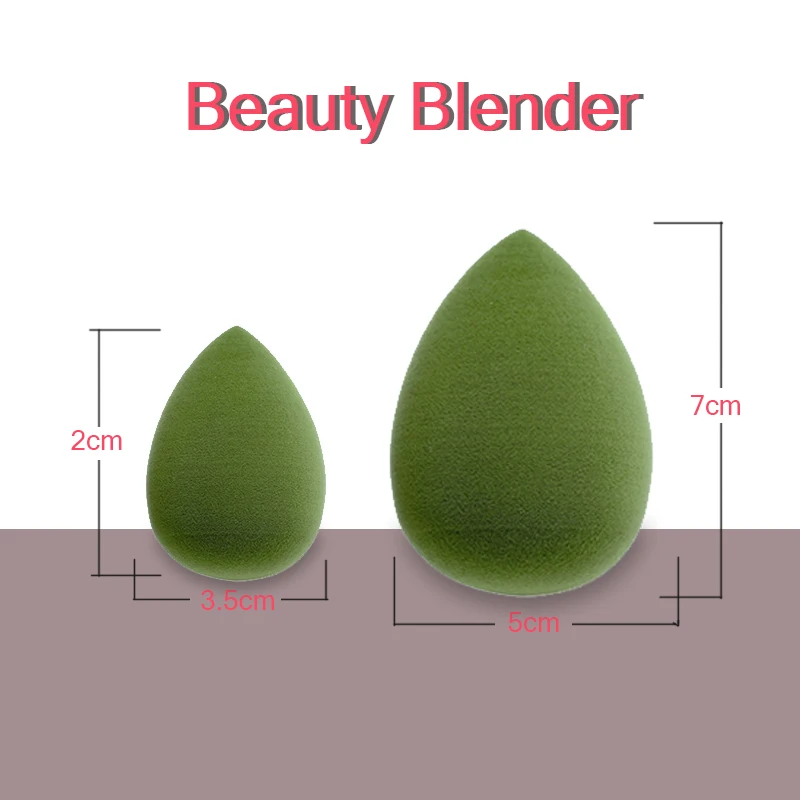 3pcs Free shipping Beauty Makeup Sponge Blender Cosmetic Puff Applicator Super Soft For Powder Smooth concealer Blending