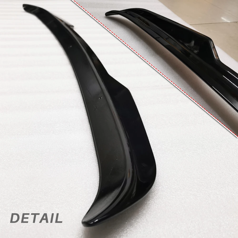 For Toyota Yaris GR4 Spoiler MK4 Rear Wing Extension Cap Tail Car Tuning Accessories ABS Carbon Fiber Style GR Yaris 2020 2021