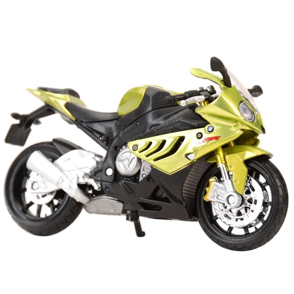 Maisto 1:18 BMW S1000RR 정적 다이 캐스트 차량, 수집 취미 오토바이 모델 장난감