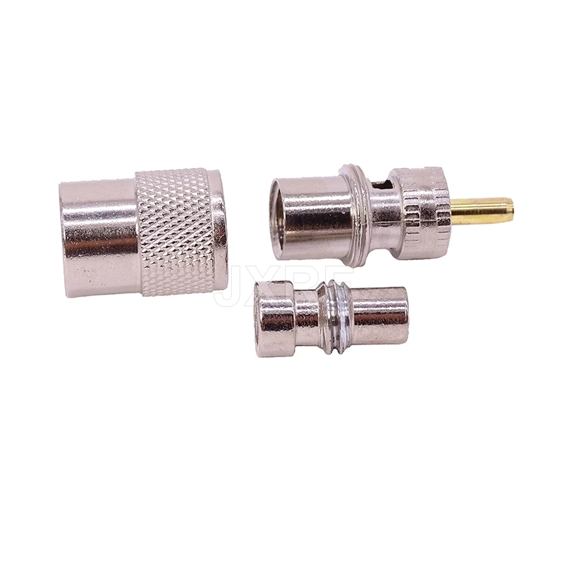 1PCS UHF PL259 Male Plug Screwed Coupling Connector RF UHF Coaxial Male PL259 Plug Crimp For RG8U RG58 cable