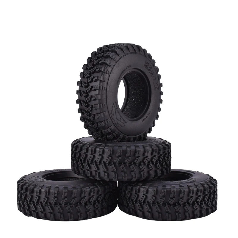 4Pcs AUSTAR AX-8020 1.9 Inch 105mm Rubber Rocks Crawler Tires Tyre for 1/10 Traxxas Redcat SCX10 AXIAL RC4WD TF2 RC Car