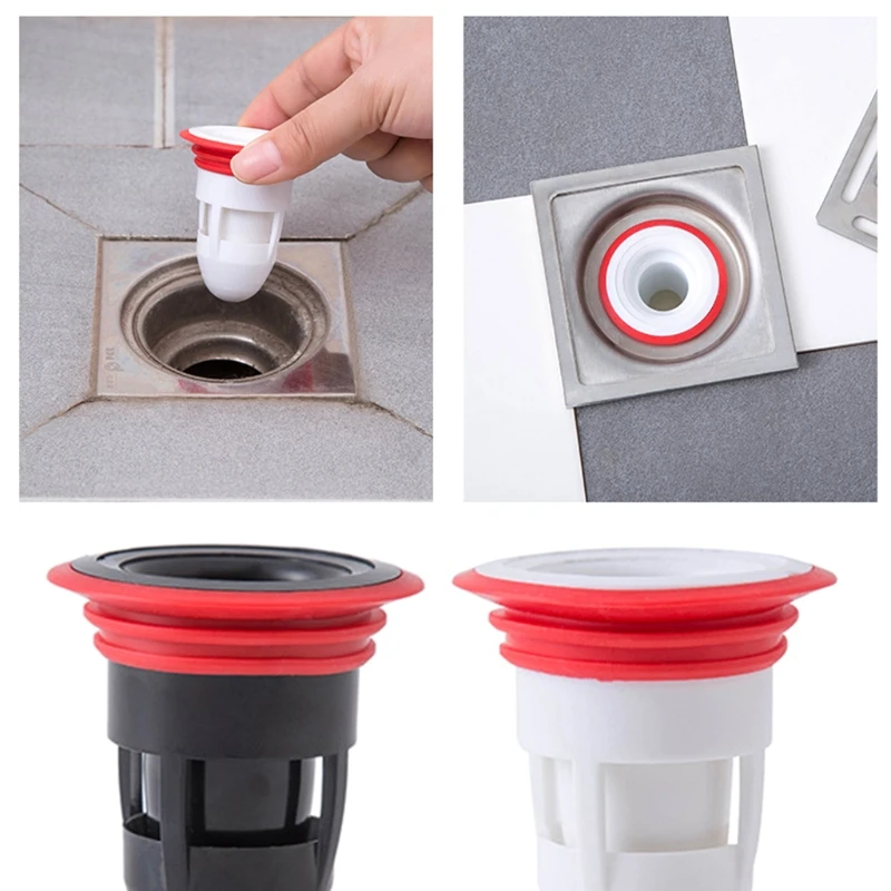 New Bath Shower Floor Strainer Cover Plug Trap Siphon Sink Kitchen Bathroom Water Drain Filter Deodorant