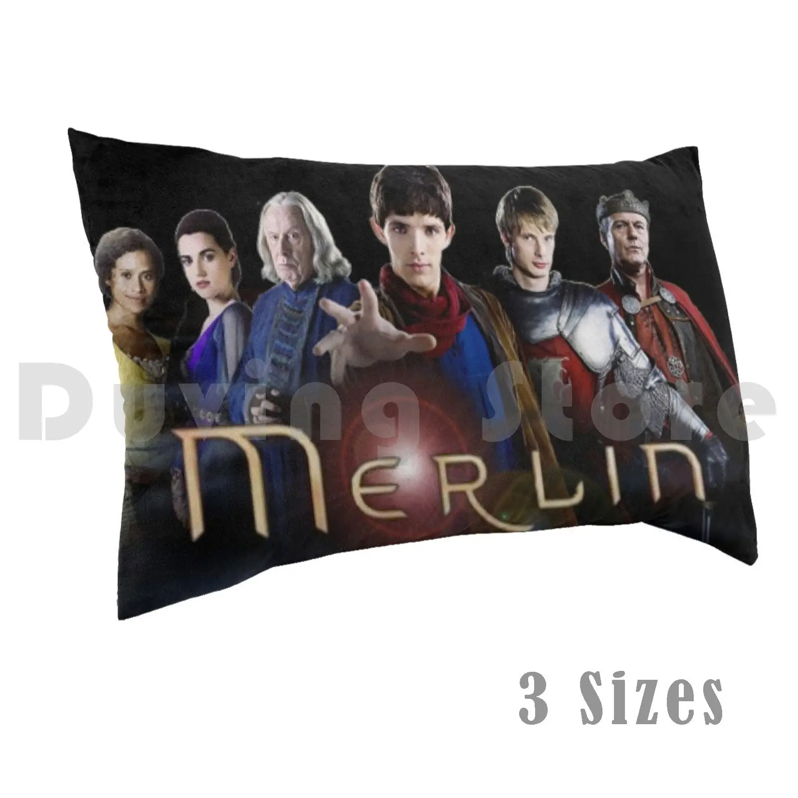 

Merlin Pillow Case Printed 50x75 John John Hurt Bradley James Colin Morgan Merlin Magic Arthur History Tv
