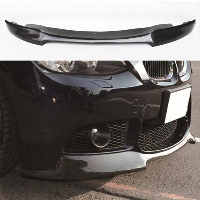 

V Style Carbon Fiber Front Bumper Lip Diffuser spoiler For BMW e90 M3 Bumper 2005~2008