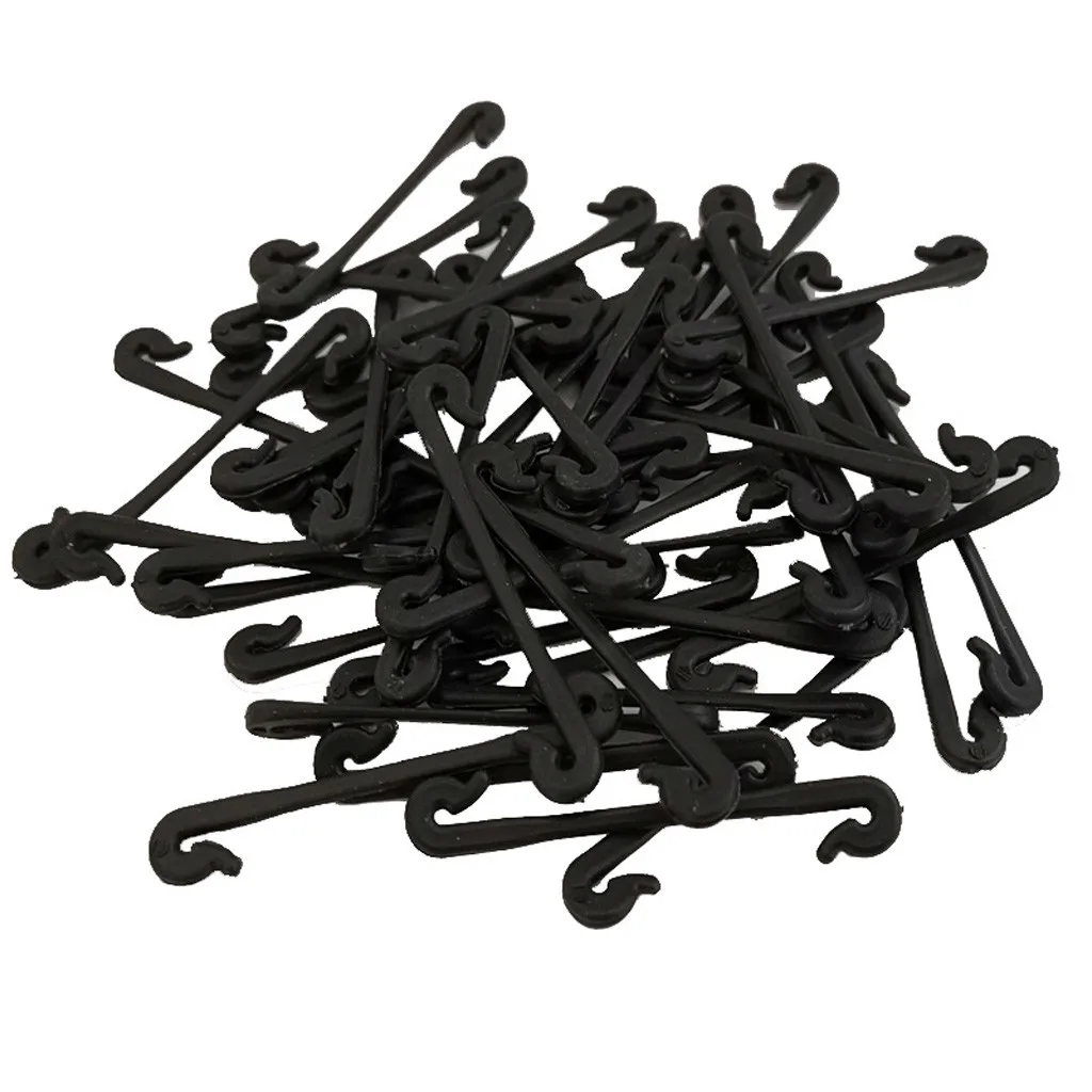 50pcs Vines Tied Buckles Fixed Strapping Clips Fastener Lashing Hook for Garden  garden supplies home and garden