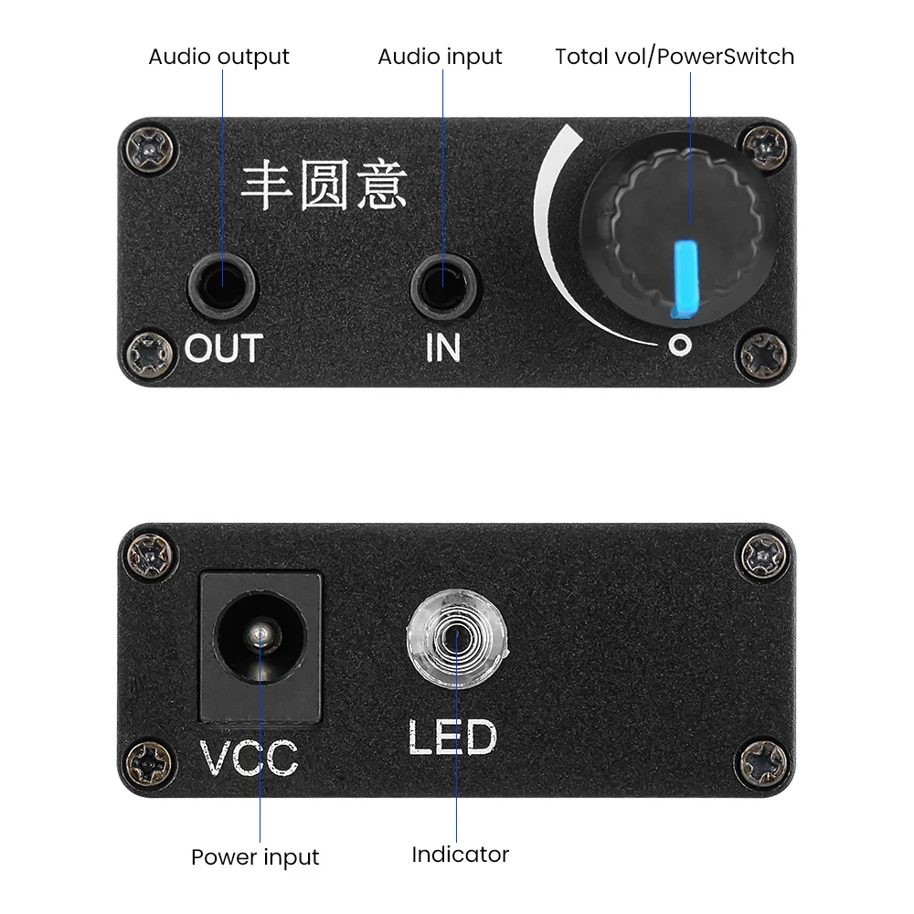 AIYIMA Updated Amplifier NE5532 Preamp Preamplifier Volume Tone Control Finished Pre AMP Board for Home Theater Speaker DIY