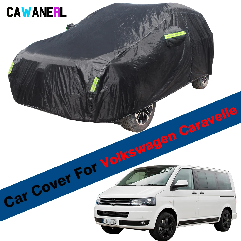 Outdoor Car Cover For VW Volkswagen Caravelle MPV Sun Shade Anti-UV Rain Snow Ice Resistant Waterproof Cover