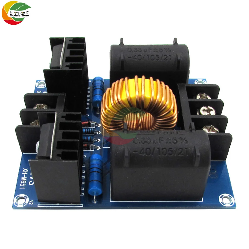 ZVS Tesla Flyback Drive Board DC 12V 20A/1000W High Voltage Flyback Drive Board Power Boost Induction Heating Module