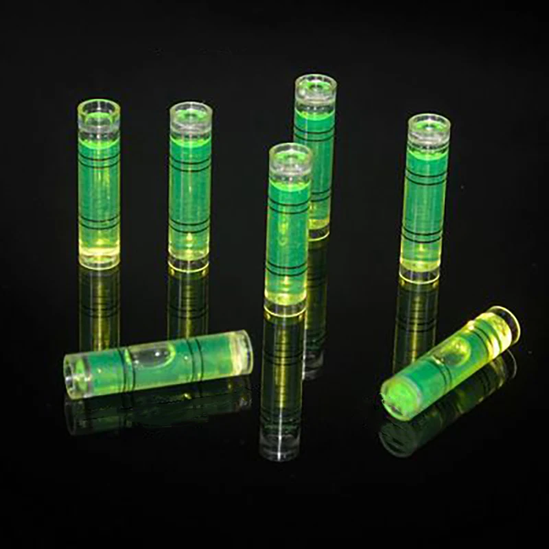 5pcs Precision Bubble Mini Spirit Level Bubble Set Bubble Clamp Level Bullseye Level Mini Balancer Spirit Level Measuring Kit