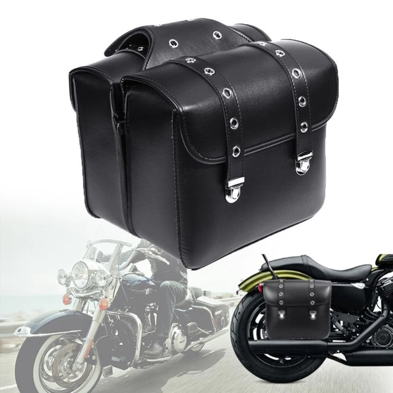 Neueste Motorrad wasserdichte Racing Race Moto Helm Reisetaschen Koffer Satteltaschen + ein Paar Regenmantel + Kunststoff – Detail 6