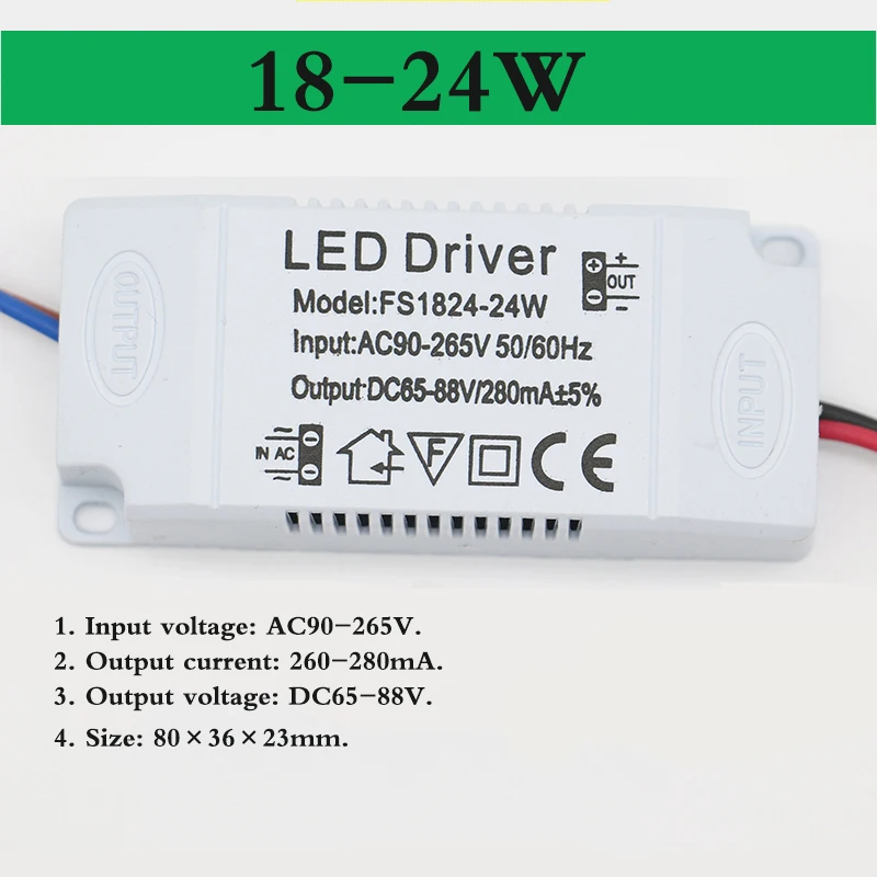 High Brightness LED 5730SMD Lamp Bead Light Board Bulb Round Transformation Light Source 3-18W 32-100MM And LED Driver.