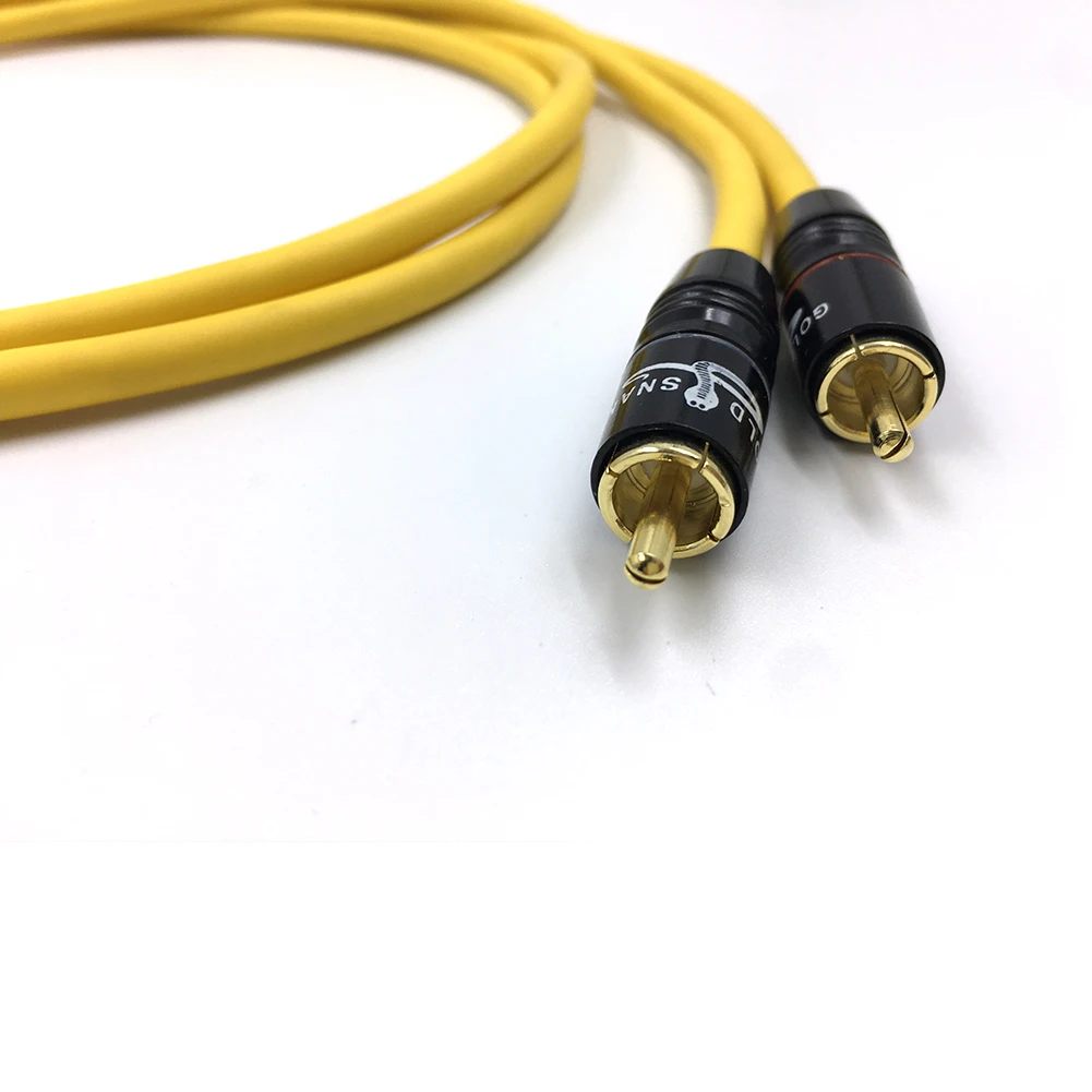One pair Hi-end 2 RCA Malel to 2 XLR Male Audio Cable High Quality Dual RCA to XLR Cable