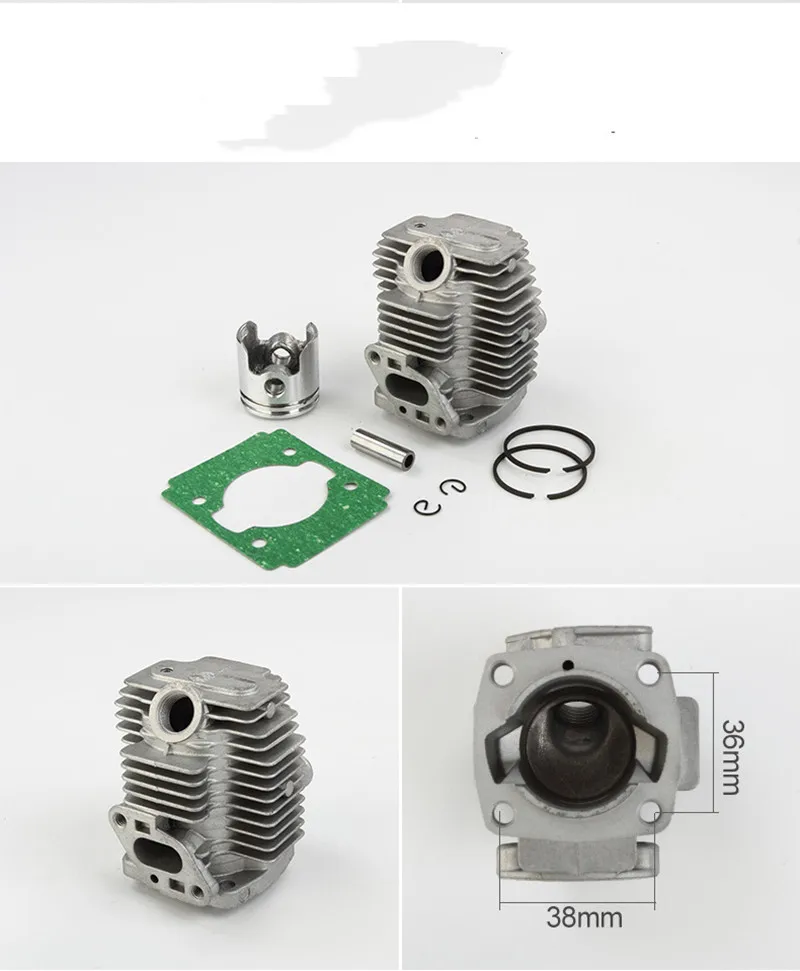 TU26 CYLINDER KIT FOR MITSUBISHI KAAZ VS256 CG260 25.6CC 767 SPRAYER DUSTER ZYLINDER ASSEMBLY PISTON RING SET PIN