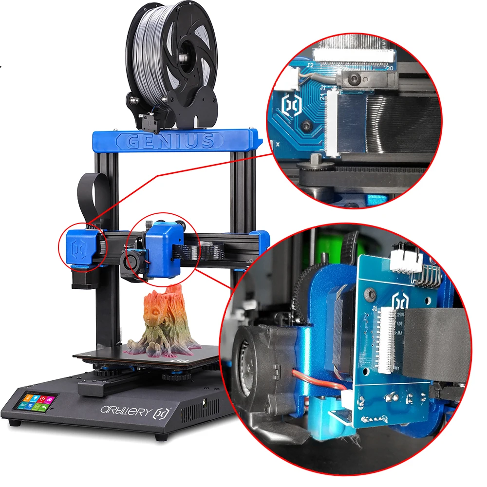 Hotend PCB adapter board + 24 pin flat cable for Artillery  Sidewinder X1 Genius  3D Printer parts