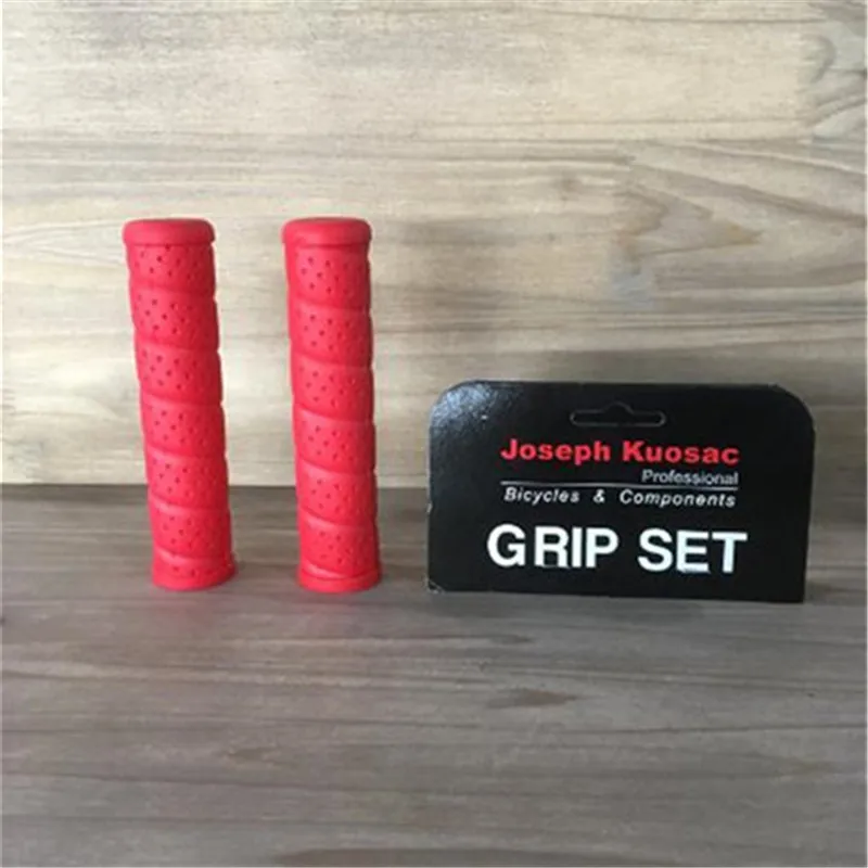 Joseph Kuosac grip bicycle C38C grips Birdy for Brompton grips black and red