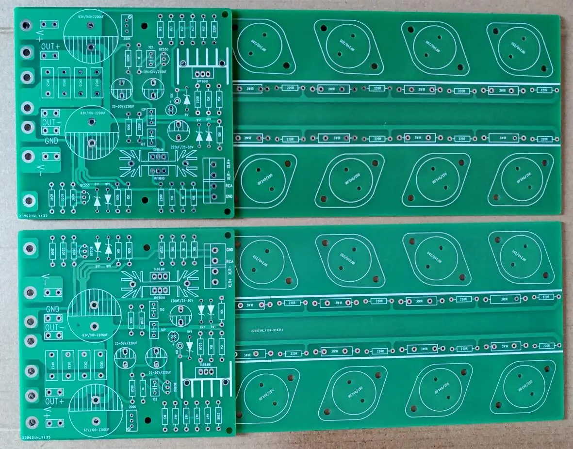 HiFi PASS A2 Single-ended Class A Power Amplifier Board PCB Gold Sealed Power Amp Blank Board