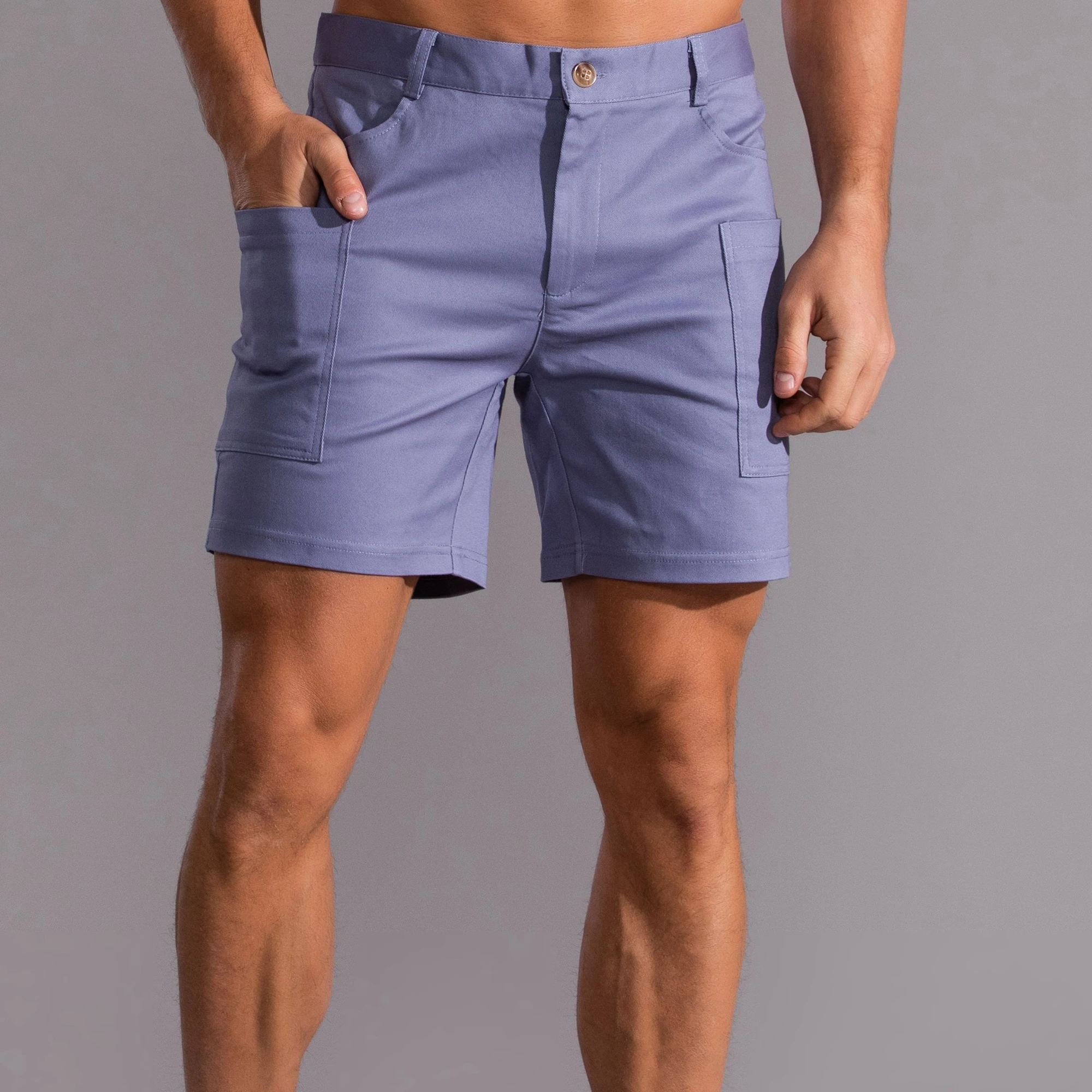 Short Décontracté à Quatre Poches pour Homme, Nouvelle Collection d\'Été