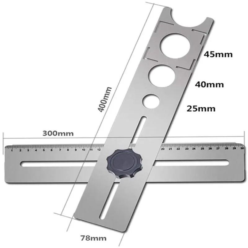 Ceramic Tile Hole Locator Floor Drilling Guide Finder Gauge For Accurate Positioning Of Wood And Plastic Drilling