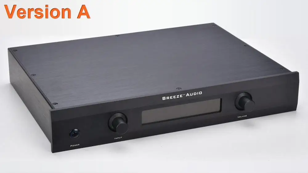 BZ4307 Aluminum black Preamplifier Enclosure/DAC Case/Amplifier Chassis Audio amp box