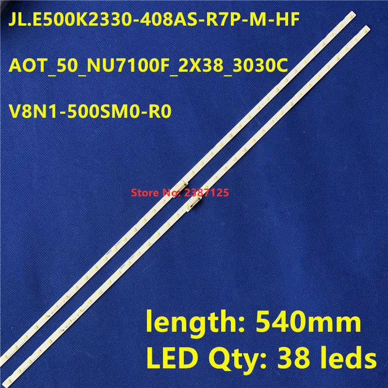 

120PCS LED Strip For UE50NU7100 UE50NU7400 UN50NU7400 UE50NU7020 UN50NU6900 UE50NU7090 AOT_50_NU7100F BN96-45952A BN96-45962A