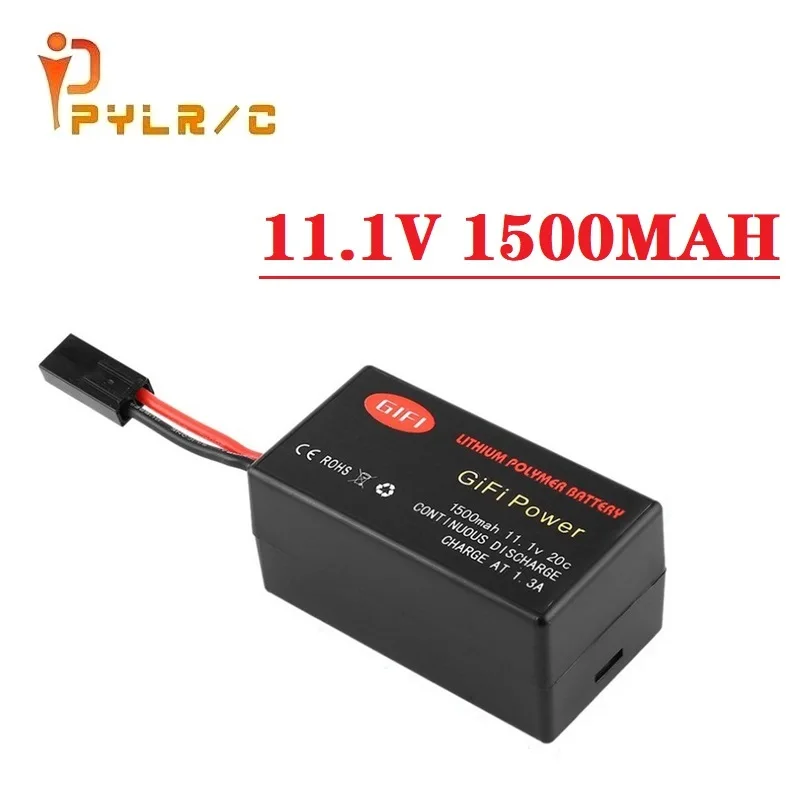 Original 11.1V 1500mAh 20C Recyclable High Power LiPo Battery Designed for Parrot AR.Drone 2.0 Quadcopter Long Flight Time