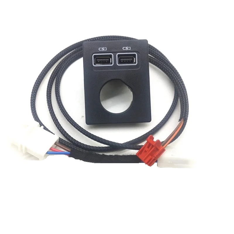 skoda kodiaq cigarette lighter OEM Front USB Charger Cigar Lighter USB Adapter with Wiring for Skoda  Superb III Kodiaq Karoq