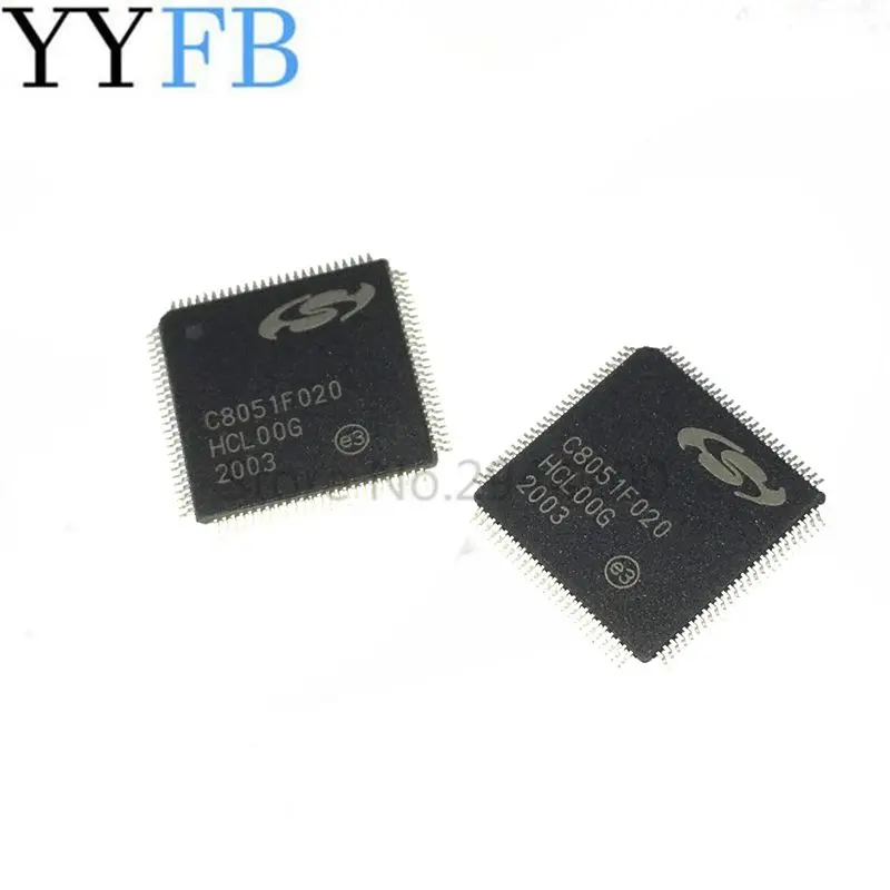 Chip c8051f020-gqr 64KB ISP flash microcontroller tqfp-100 C8051F020-GQR