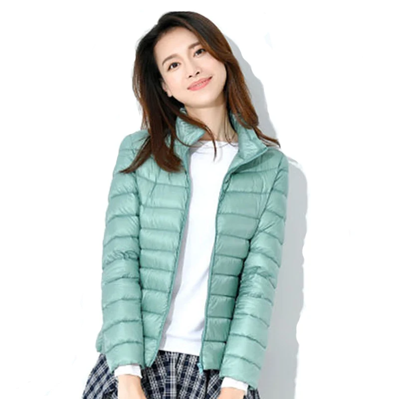 Woman Jacket Down Winter Single-breasted Hooded Warm Women Duck Down Waistcoat Puffy Padded Warm Vest Jacket 2020 Clothes